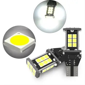 

1pcs T15 W16W 24 SMD 3030 LED Car Backup Reverse Light Car Error No Signal Super Lamp Bulb Canbus Bright LED Reversing Bulb C8U9