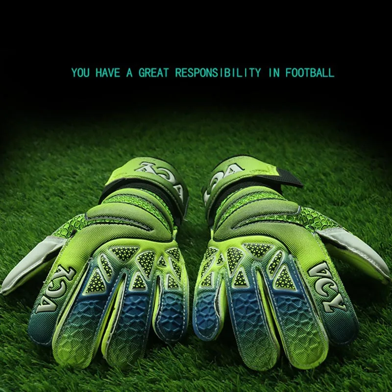 cheap goalkeeper gloves with finger protection