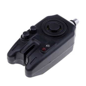 

1 Piece Black ABS Fish Bite Alert Bell Fishing Bite Alarm Indicator Durable Audio and light alerts make your fishing easier