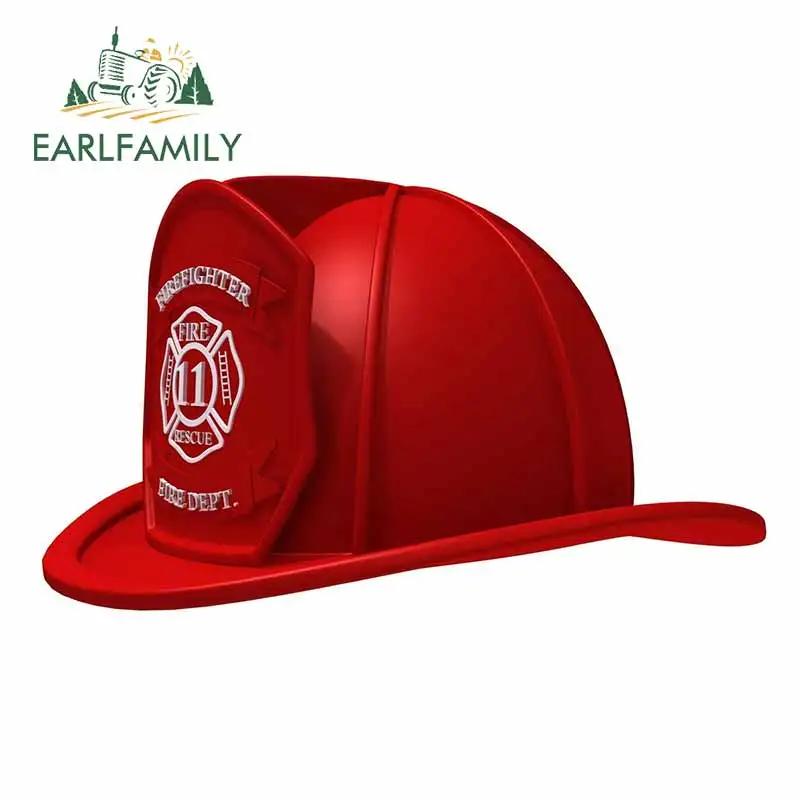 EARLFAMILY (13 см) для шлема пожарного автомобиля бампер наклейка-наклейки окна