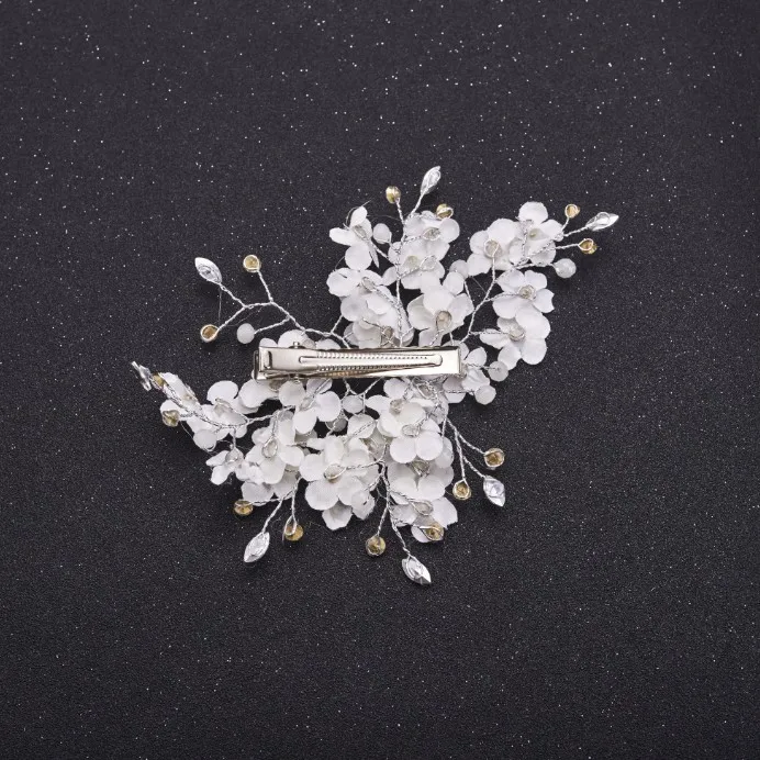 Bridal Hair Combs Headdress Prom Wedding Hair Accessories Jewelry Pins Flower