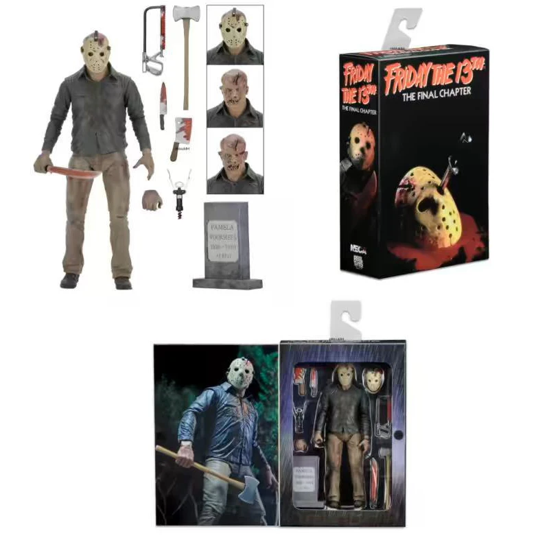 18 см NECA Friday 13 Voorhees Final Chapter Памела Джейсон фигурка модель игрушки кукла для подарка