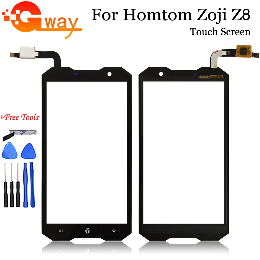 Сенсорный экран HOMTOM Zoji Z8 5 дюймов черная сенсорная панель с объективом сменные