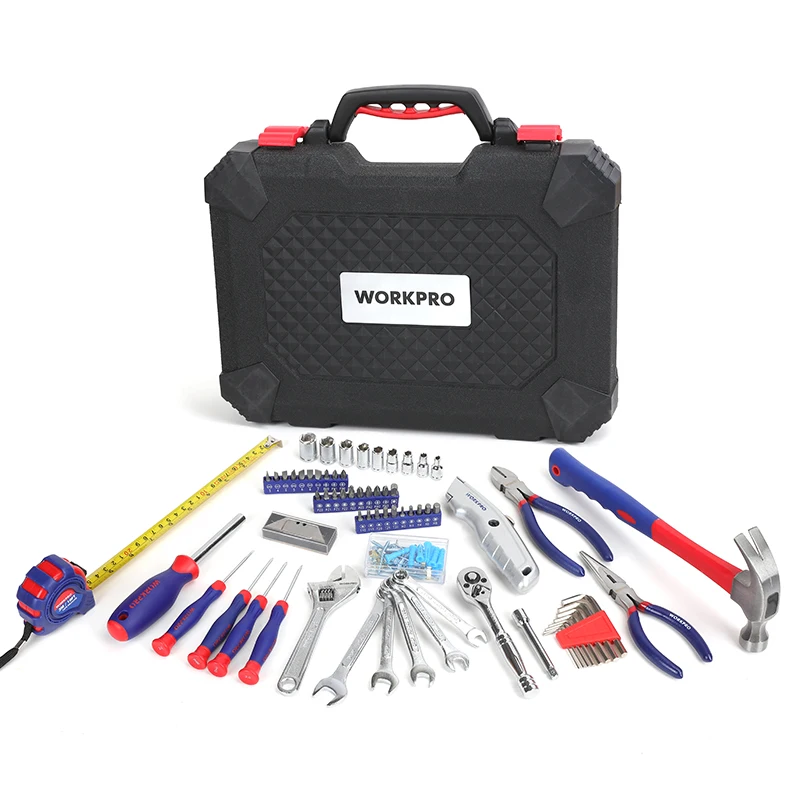 £29.50 Workpro 160pc Home Tool Set Hand Tools For Daily Use