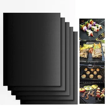 

2019 Hot Sale Kitchen Barbecue Mat BBQ Tools 3 Colors Non-stick Heat-resistant Waterproof Oil-proof Easy To Clean