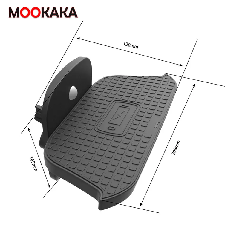 QI Car Wireless Charger Quick Charge for BMW MINI F55 F56 2017+ for Iphone Pro XR XS Huawei P30 Pro Infrared Sensor Phone Holder