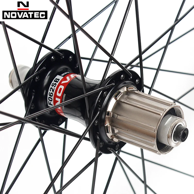 Novatec Road bikes wheelset 700c A141SB F062SB Aluminum alloy wheels V brake 4 bearing 7-11speed 32H bicycle Wheels
