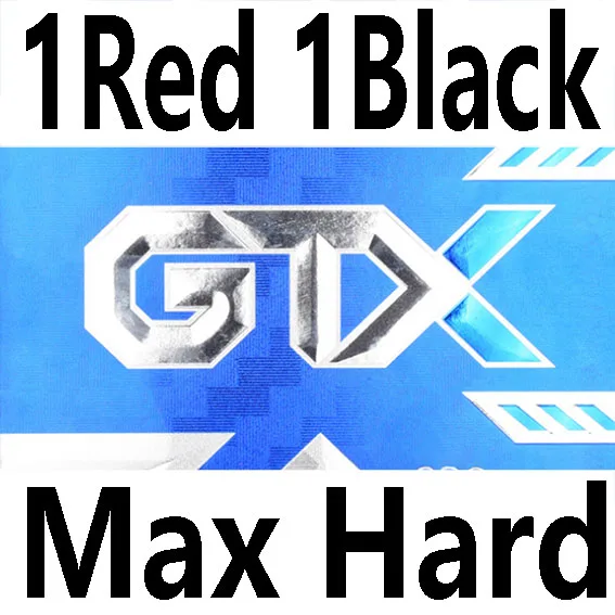 1RED 1 BLACK LOKI GTX Профессиональный липкий резиновый для настольного тенниса сильный спин высокая эластичная синяя губка Pips в Pingpong резиновый для Attack Loop - Цвет: 1RED 1 BLACK