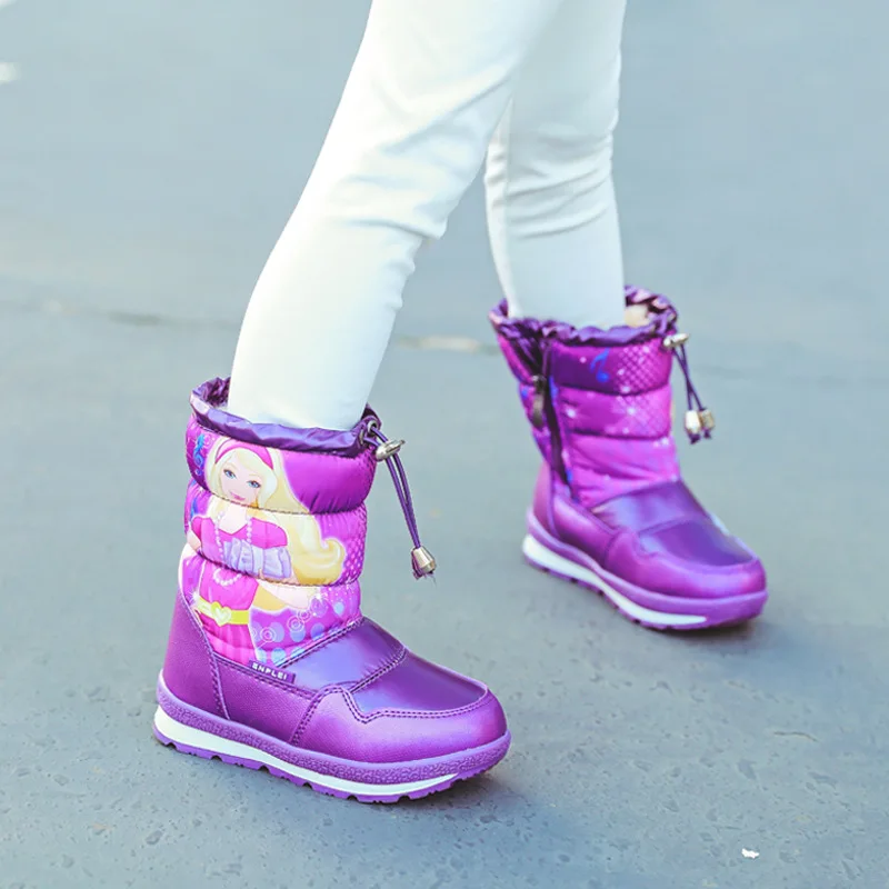 Детская обувь ботинки для девочек новинка 2020 зимние водонепроницаемые детская