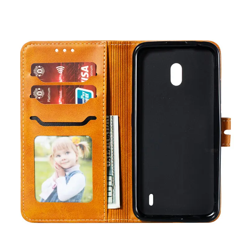 Чехол-книжка Happy Cat для Nokia 2,2, чехол 5,7", кожаный чехол-кошелек для телефона Nokia 2,2, чехол для телефона