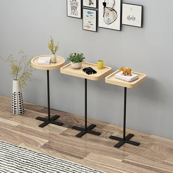 

Northern Europe simple solid wood small edge table Bedroom coffee table small table living room table minimalist tray table