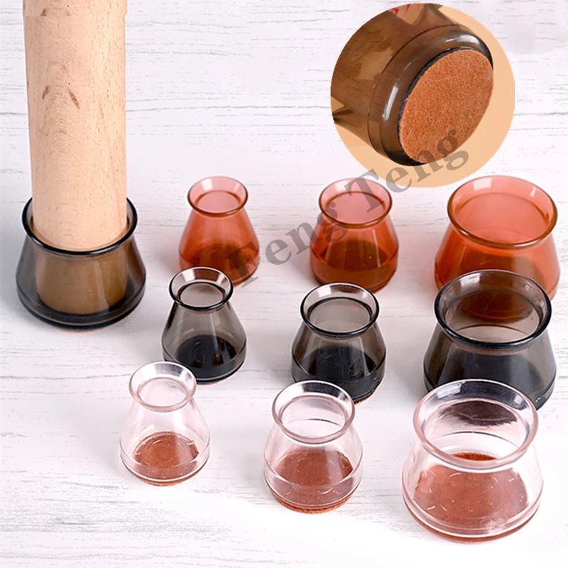 16pcs Silicon Furniture chair legs caps protector Cover Table Feet Pad