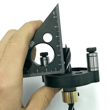 

New Triangular Measuring Ruler Metric Aluminum Alloy Speed Square Roofing Triangle Angle Protractor Trammel Tools