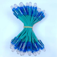 1000 шт. 12 мм WS2811 полноцветный светодиодный светильник, модуль DC 5 В вход IP68 водонепроницаемый RGB цвет 2811 IC цифровой светодиодный Рождественский светильник