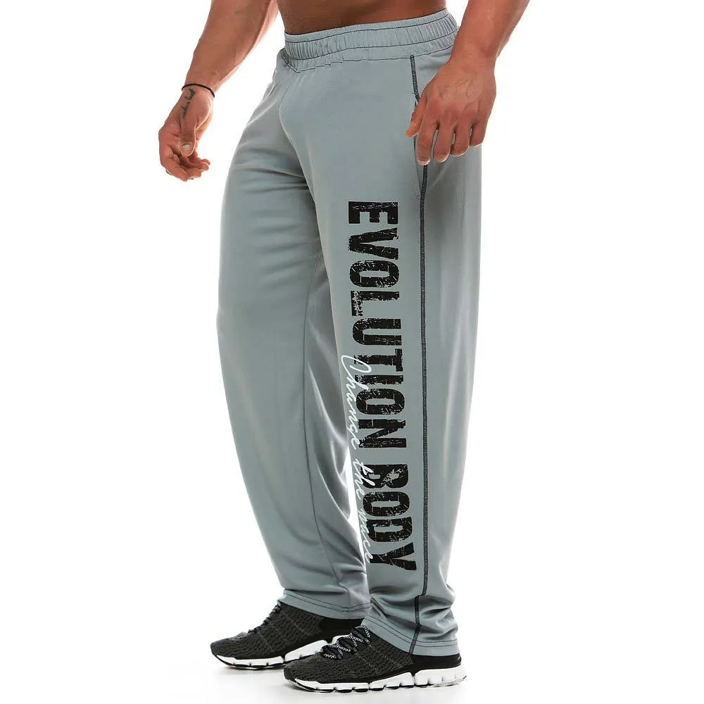Waistband Streetwear-Pants Joggers Fitness-Training Elastic Casual Fashion Autumn Muscle