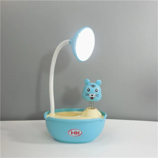 Dinosaur LED Night Light Bedroom Bedside Sleep Lights Student Desk Table Lamp Usb Charging Dormitory Kindergarten Children Gift Tiger F