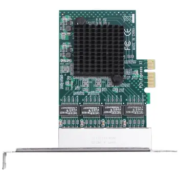 

8104-T4 PCI-E 4 Port Gigabit Network Card Server 4xRTL8111G Main Control Chip