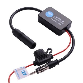 

For Universal 12V Auto Car Radio FM Antenna Signal Amp Amplifier Booster For Marine Car Vehicle Boat 330mm FM Amplifier