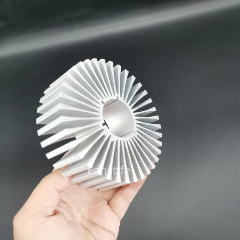 100mm LED Track Light Housing Radiator 10-15w Aluminum Led Heatsink