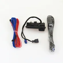 RWSYPL 1 Set Parkplatz Umkehr RGB Rückansicht Kamera RVC + Harness Für RCD510 Tiguan Passat B7 Tiguan 56D 827 566 EINE 18D827566A