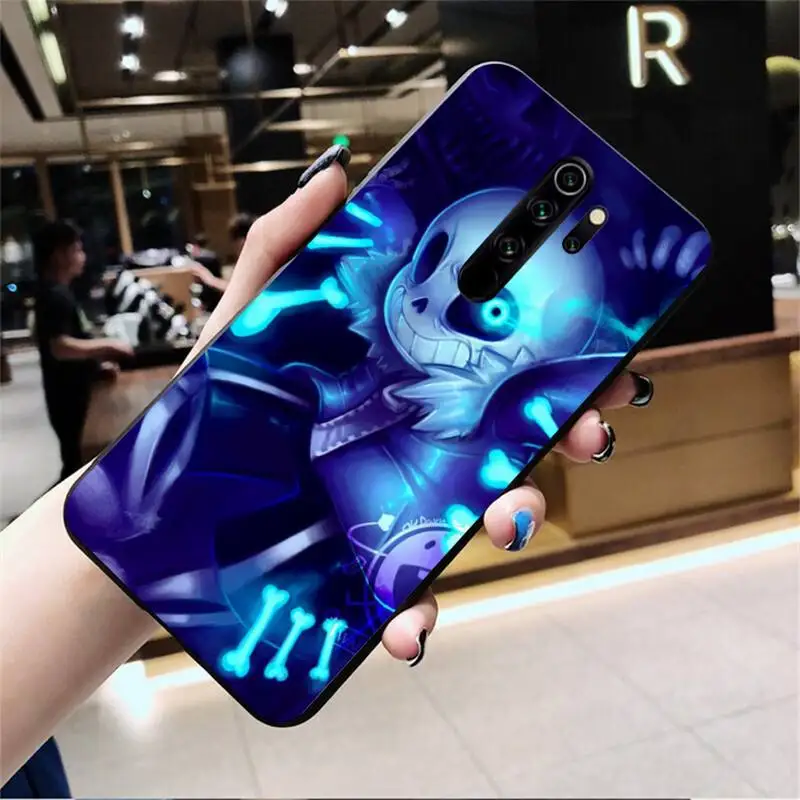 YJZFDYRM Undertale Coque Shell Phone Case for Redmi Note 9 8 8T 8A 7 6 6A Go Pro Max Redmi 9 K20 phone cases for xiaomi Cases For Xiaomi