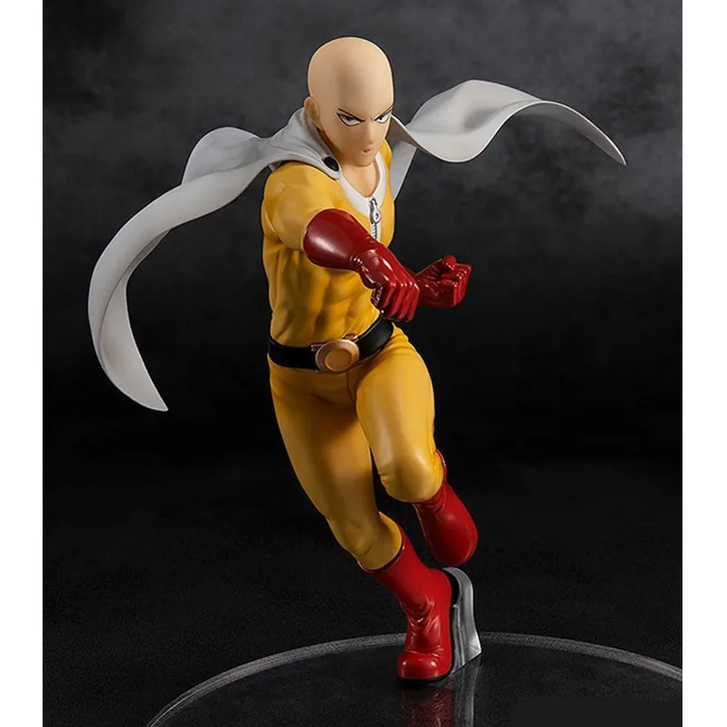 Аниме 18 см ONE PUNCH-MAN САЙТАМА сенсей плащ Человек герой костюм GK статуя ПВХ фигурка Коллекция Модель игрушки M3261