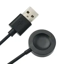 Магнитная Портативная usb зарядная док-станция для передачи данных подставка с зарядным устройством портативное зарядное устройство для Fossil Gen 4 Emporio Армани Смарт-часы