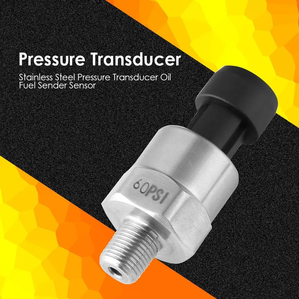 

1/8NPT 0.5-4.5V Pressure Sensor Transmitter Pressure Transducer Reliability Durable for Water Gas Necessary Household Supplies