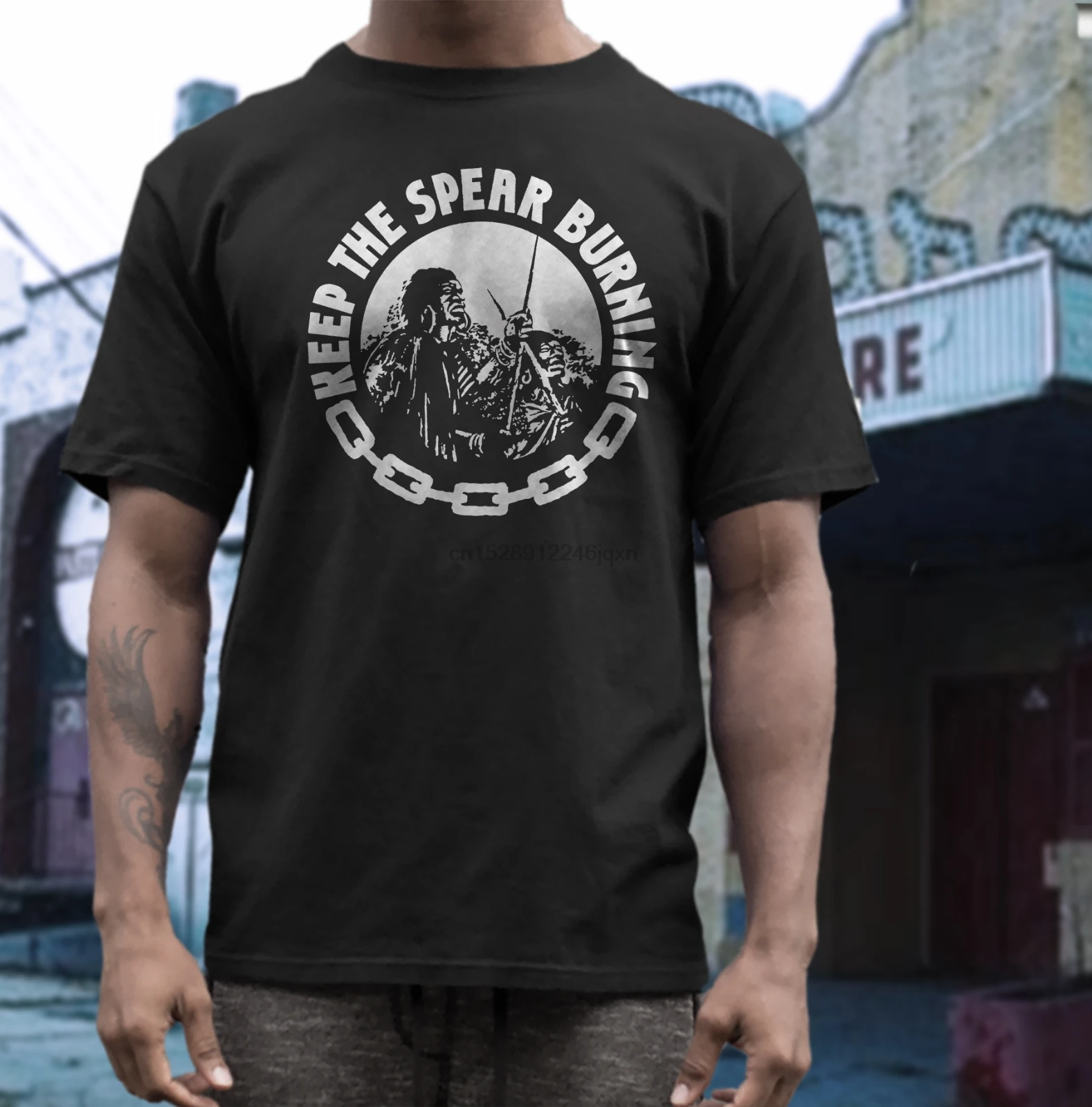 燃焼槍tシャツジャマイカrocksteadyレゲエスタジオ1メンズtシャツ夏oネックtシャツ 送料無料 格安tシャツ 1 Aliexpress