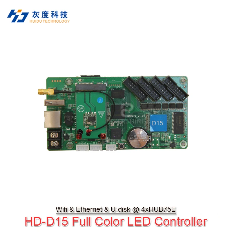 Новинка! D10 HD + Wifi модуль rgb контроллер светодиодного знака card для Windows Taxi рекламный