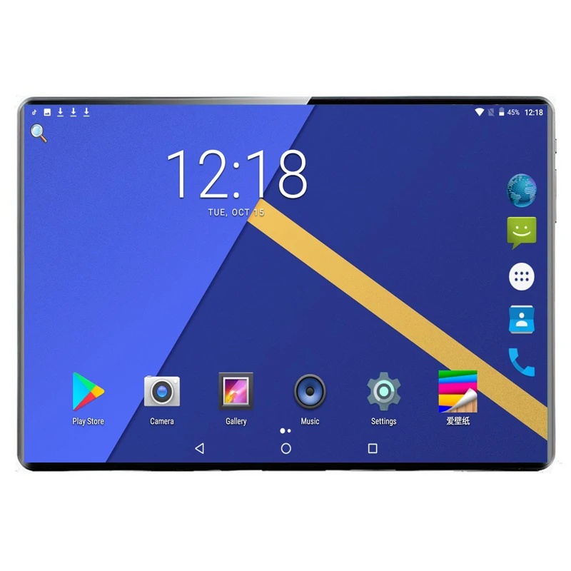 10 дюймовый планшет pc четыре ядра android 9 0 6 ГБ Оперативная память 128 Гб Встроенная с