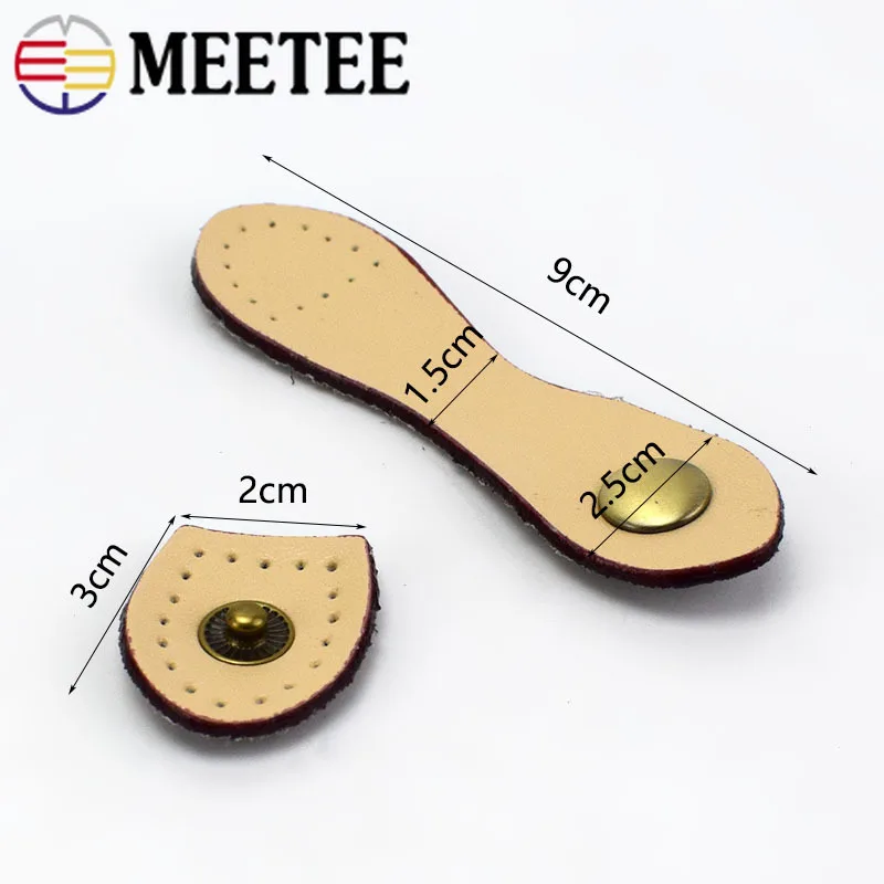 Meetee 5/10 шт. 9*2 5 см Пряжка из натуральной кожи кожа искусственная Лоскутная сумка
