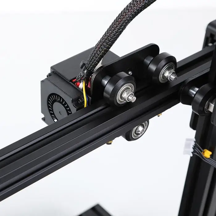 High Accuracy Modular 3D Printer V-slot 180mm/s LCD FDM STL,OBJ,AMF 100 1.75mm Black Display 0.1mm Y-rail