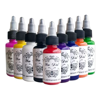 

9 Colors 1oz Microblading Tattoo Ink Pigment Set Kits Body Arts 30ml Professinal Beauty Permanent Makesup Paints Accesories