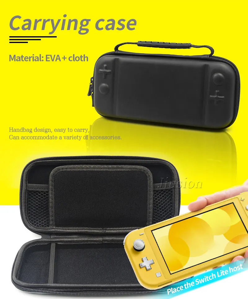 Сумка для kingd Switch Lite Mini 10 в 1 наборы EVA жесткий чехол для хранения чехол для Nintendo Switch консоли аксессуары для переключателей