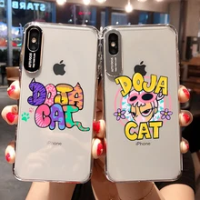 Модный чехол singer Doja Cat Juicy clear мягкий чехол для iphone 8 7 6 plus X Xr Xs MAX для samsung Galaxy 8 9 10 plus coque shell