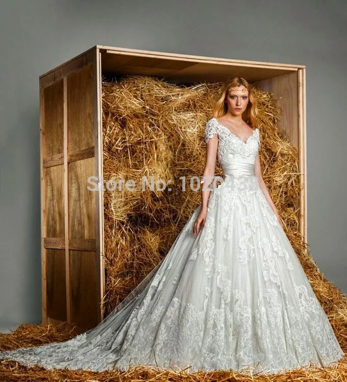 vestido de noiva Renda Кружевная аппликация для принцессы с рукавом-крылышком, открытая спина, свадебное платье, платья для матери невесты