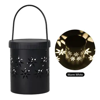 

Solar Lantern Waterproof Decorative Wrought Iron Light Intelligent Control Lamp For Garden Lawn Landscape Decoration
