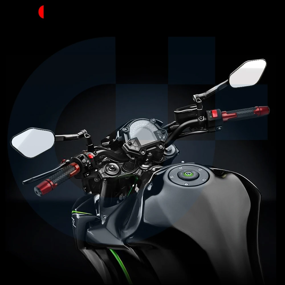 7/8 ''мотоциклетные противоскользящие ручки с рукояткой CNC 22 мм для vespa gts 300 suzuki gsr 600 xj6 vr46 Benelli