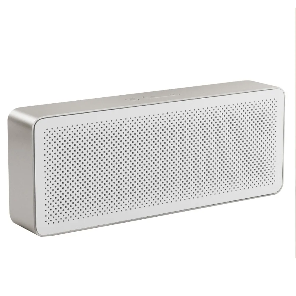 Xiaomi Mi динамик с функцией Bluetooth, квадратный 2 стерео портативный динамик, Поддержка Hands-free& AUX IN