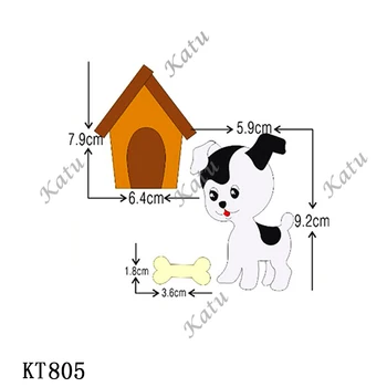 

Dog's love cottage cutting dies 2019 new die cut &wooden dies Suitable for common die cutting machines on the market