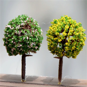 

NEW Hot Sale 5Pcs Simulation Tree Flower Ball Tree Micro Simulation Landscape Ornaments Accessories For Home Garden Decoration