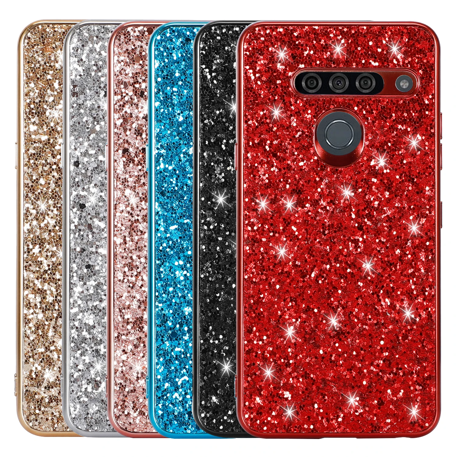 Case For LG G8s Thinq Case 6.2'' Case Bling Glitter Sequins Cover For LG G8S Thinq Phone Cover For LG G8S G8 S G 8S