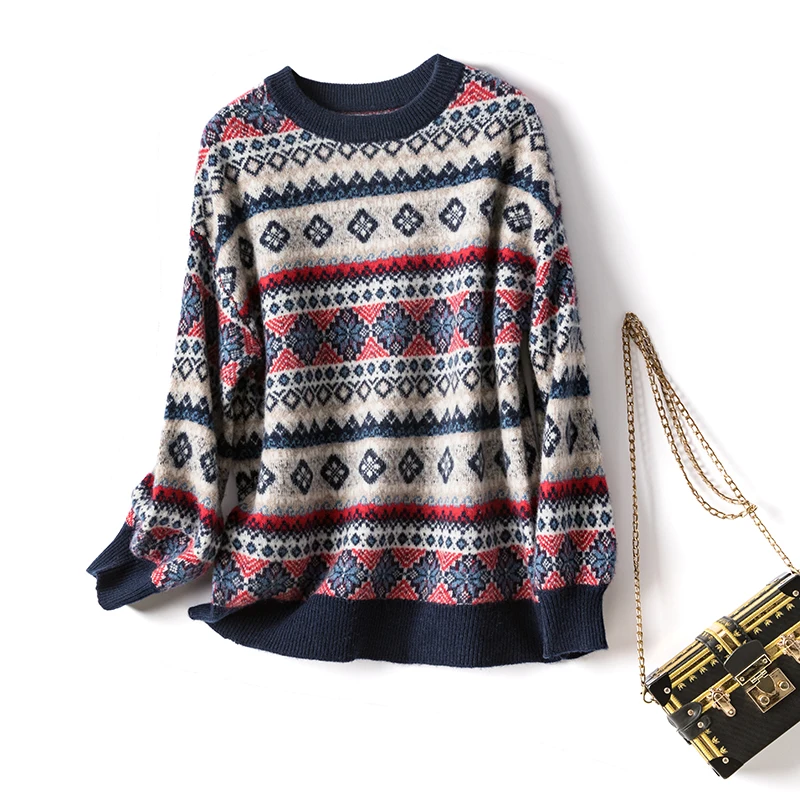 Zocept Fashion Merino Wool Knitted Sweater Women's
