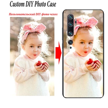 

Custom Case for Xiaomi Mi Note 10 Pro 9 8 Lite 9T Redmi 9S 8T 7 K30 K20 X2 CC9 A3 F1 Cover DIY Photo Soft Matte Silicone Funda