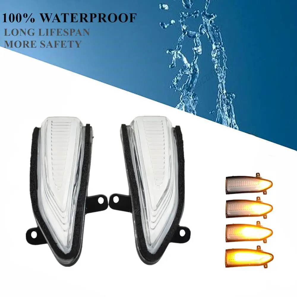 

Flowing Mirror Indicator Blinker Dynamic LED Turn Signal Light For Nissan Altima Teana L33 13-18 Sylphy Sentra Pulsar Tiida