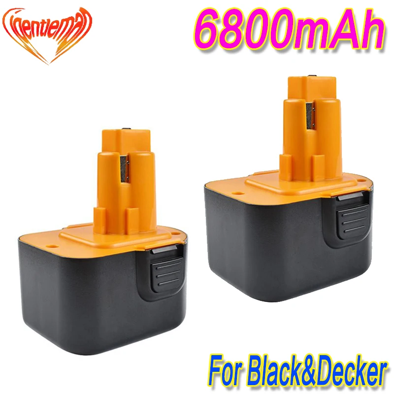 Аккумулятор NiMH PS130 высокой емкости 12 В 6800 мА/ч для Black &amp Decker Firestorm PS130A A9252 A9275 HP331