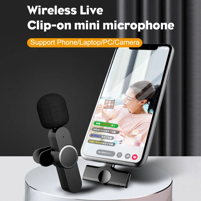 Smartphone Wireless Lavalier microfono sistema 2.4G tipo-c porta Lightning  per telefono PC iPhone ipad registrazione Video microfono Wireless -  AliExpress