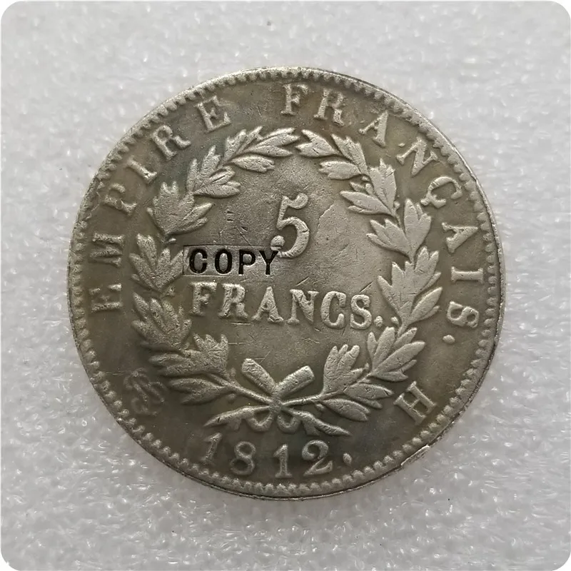1812 Франция 5 Франк имитация монеты памятные монеты-копии монет медаль коллекционные монеты