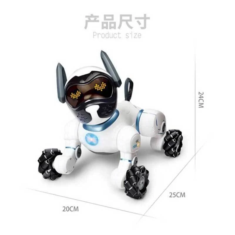 Voice-Controlled Smart Robots Dog Voice Dialogue Children's Educational Toy RC Robot Dog Singing Dancing Robot Toys For Children Voice-Controlled Smart Robots Dog Voice Dialogue Children's Educational Toy RC Robot Dog Singing Dancing Robot Toys For Children